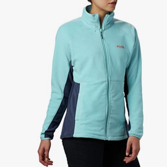 Columbia Blue Basin Trail Fleece Full Zip Jacket - Picture 1 of 7
